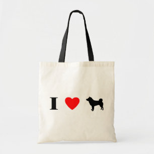 Bolsa Tote Eu amo Shiba Inus