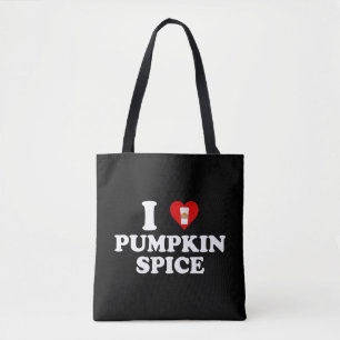 Bolsa Tote Eu Amo Tempero de Abóbora