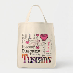 Bolsa Tote Eu amo Toscânia