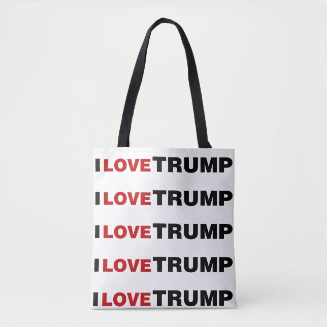 Bolsa Tote Eu Amo Trump (Frente)