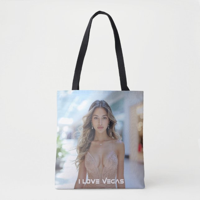 BOLSA TOTE EU AMO VEGAS (Frente)