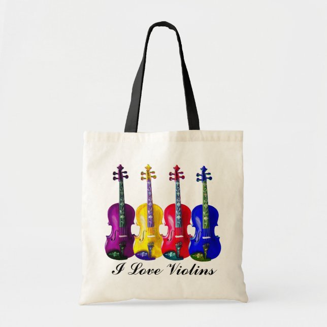 BOLSA TOTE EU AMO VIOLINS-BAG (Frente)