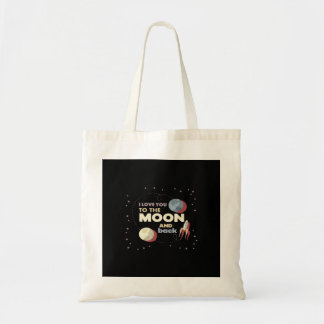 Bolsa Tote Eu Amo Você Até a Lua e de Volta Estética Sentimen
