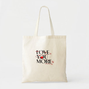 Bolsa Tote Eu Amo Você Eu Amo Você Mais Estilo Alegre e Since