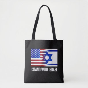 Bolsa Tote Eu Apoio Israel Patriótico