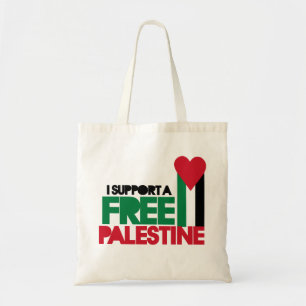 Bolsa Tote Eu apoio uma palestina livre