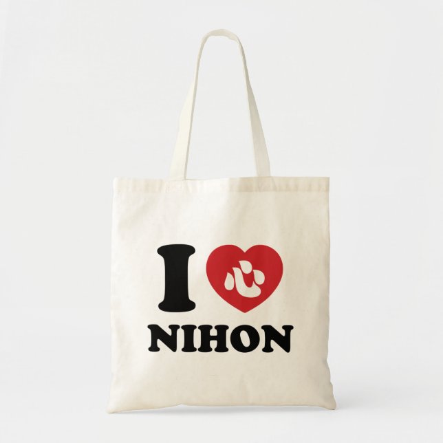 BOLSA TOTE EU CORAÇÃO [AMOR] NINH (Frente)