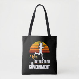 Bolsa Tote Eu Corro Melhor Que O Governo Corredor Engraçado