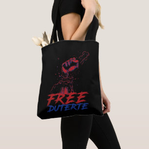 Bolsa Tote Eu Defendo Duterte Free DU30 Duterte