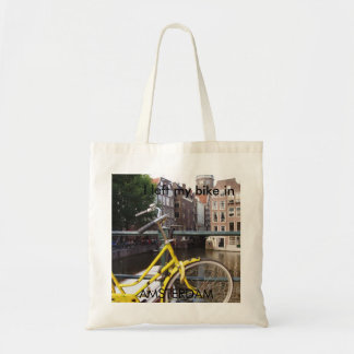 Bolsa Tote Eu deixei minha bicicleta em AMSTERDÃO