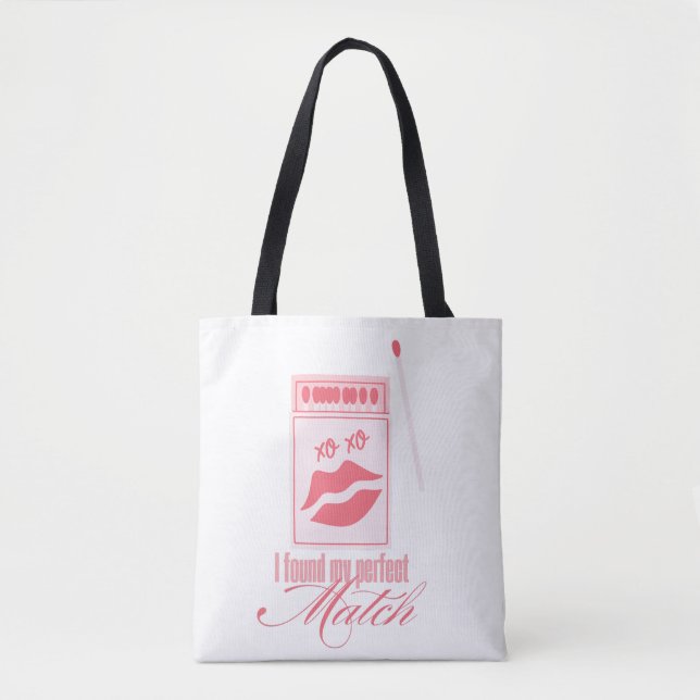 Bolsa Tote Eu Encontrei Meu Design de Combinação Perfeito | C (Frente)