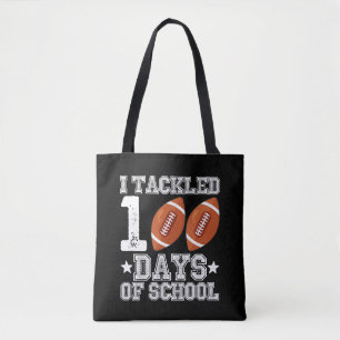 Bolsa Tote Eu Enfrentei 100 Dias de Futebol Escolar