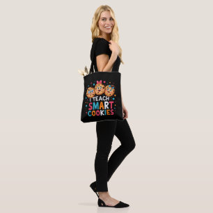 Bolsa Tote Eu Ensino Biscoitos Inteligentes Professor de Volt