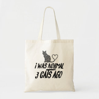 Bolsa Tote Eu Era Normal Há 3 Gatos