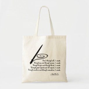 Bolsa Tote Eu Escrevi