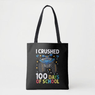 Bolsa Tote Eu Esmaguei 100 Dias de Caminhão Monstro Meninos E