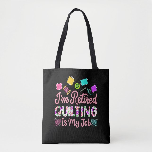 Bolsa Tote Eu Estou Aposentado A Limpeza É A Minha Retirada D (Frente)