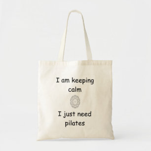 Bolsa Tote Eu estou mantendo a calma - eu apenas preciso a