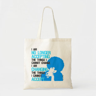 Bolsa Tote Eu estou mudando a sacola das coisas