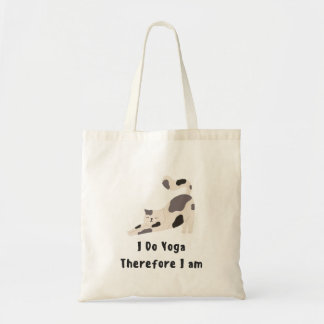 Bolsa Tote Eu faço yoga, logo eu sou
