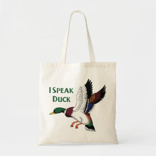 Bolsa Tote Eu falo o pato