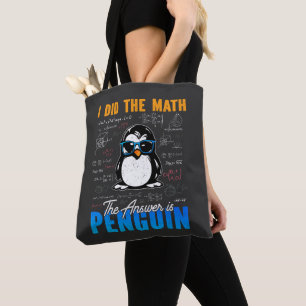 Bolsa Tote Eu fiz a matemática A resposta é a matemática engr