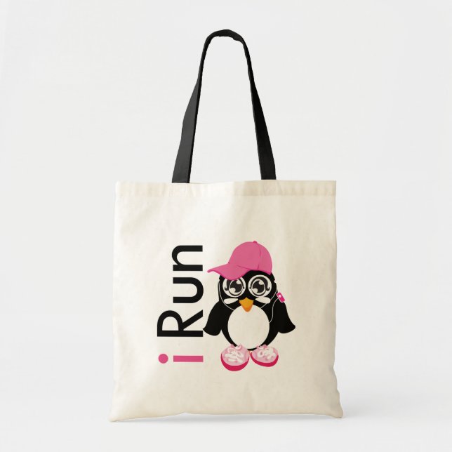 Bolsa Tote eu funciono o pinguim (Frente)