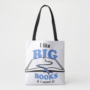 Bolsa Tote Eu gosto de Big Books