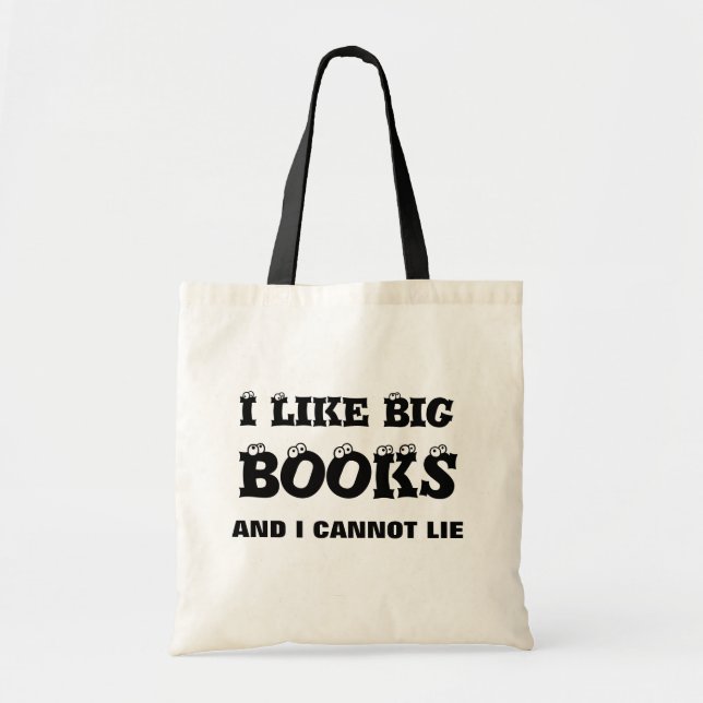 BOLSA TOTE EU GOSTO DE GRANDES LIVROS (Frente)
