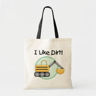 Bolsa Tote Eu gosto do camiseta e dos presentes da sujeira