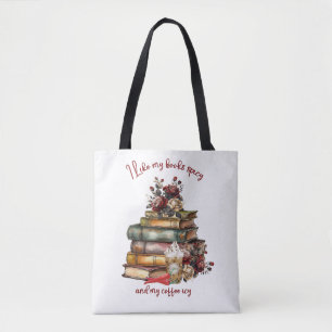 Bolsa Tote Eu gosto dos meus livros picantes e do meu café ge