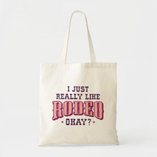 Bolsa Tote Eu Gosto Muito Do Rodeo.