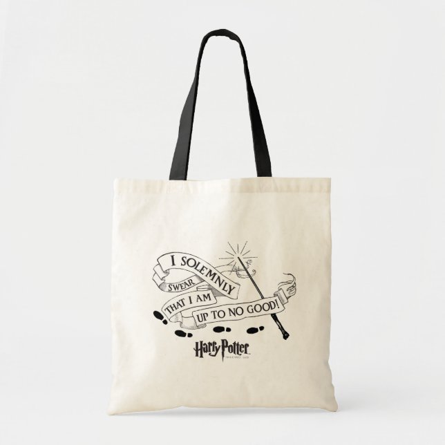 Bolsa Tote Eu Juro Solenemente Que Estou a Fim de Nada de Bom (Frente)