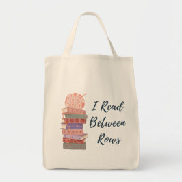 Bolsa Tote Eu Leio Entre as Linhas Amante de Crochê e Livros