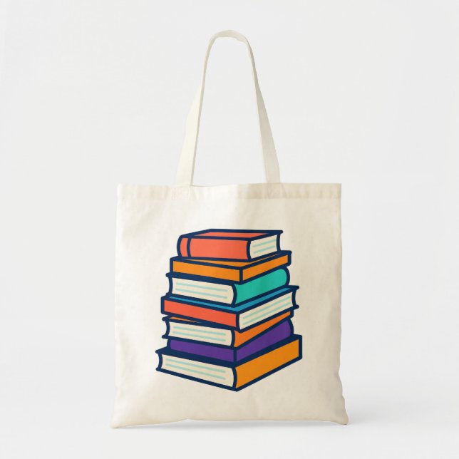 Bolsa Tote Eu leio livros e eu sei coisas (Frente)