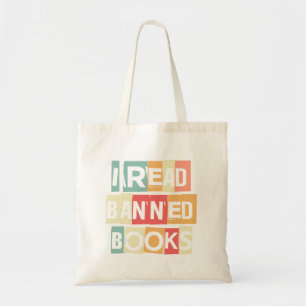 Bolsa Tote "Eu Li Livros Banidos" Toalha