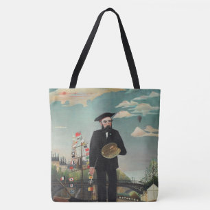 Bolsa Tote Eu mesmo: Retrato – Paisagem, Henri Rousseau 1890