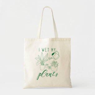Bolsa Tote Eu Molhei As Minhas Plantas
