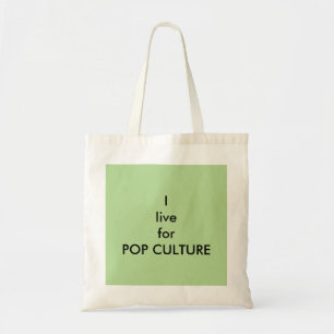 Bolsa Tote Eu moro por POP CULTURE Cote Tote Bag