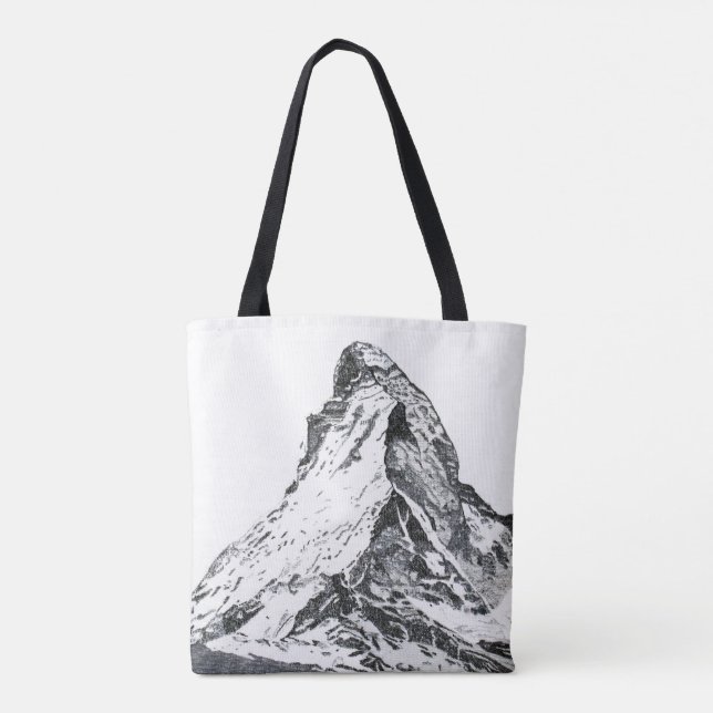 Bolsa Tote Eu movo a sacola das montanhas (Verso)