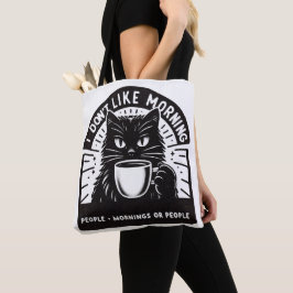 Bolsa Tote Eu não gosto da manhã