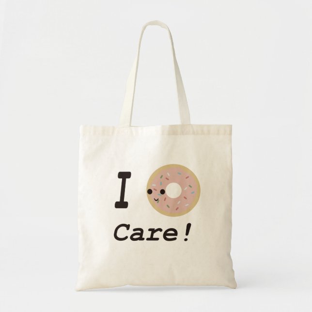 Bolsa Tote Eu não me importo! (Frente)