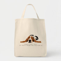 Eu não posso falar o cão de Basset