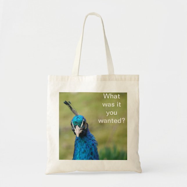 Bolsa Tote Eu não posso recordar (Frente)