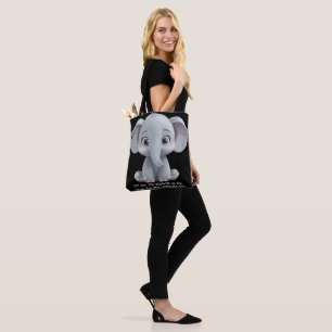 Bolsa Tote Eu não sou o elefante na sala