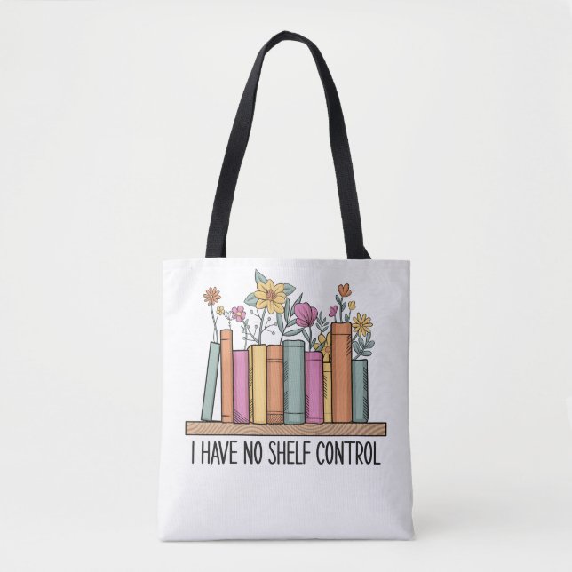 Bolsa Tote Eu não tenho controle da prateleira (Frente)