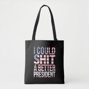 Bolsa Tote Eu Posso Camiseta Um Presidente Melhor Anti Trump