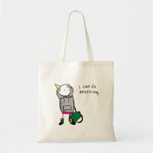 Bolsa Tote "Eu posso fazer qualquer coisa" saco