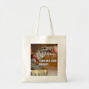 Bolsa Tote Eu posso tenho seu dedo? Saco