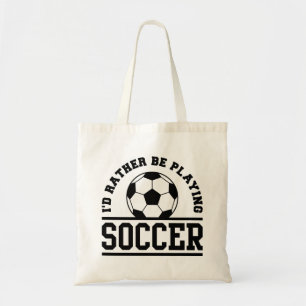 Bolsa Tote Eu Preferencialmente Jogando Futebol